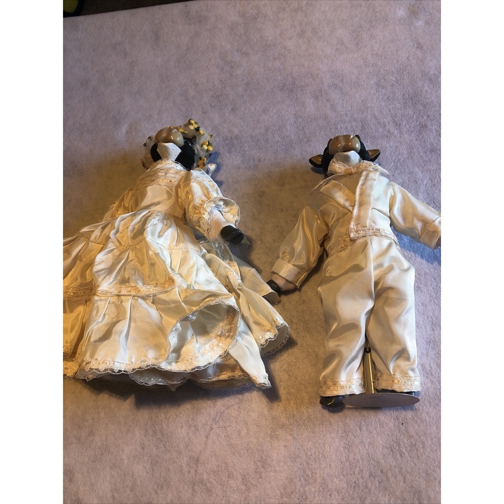 Wedding Gifts Dolls Kaiser Chicago Plastic Cows Stand Vintage Collectible Gift